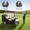 VEVOR Golf Cart Enclosure, 600D Polyester Driving Enclosure with 4-Sided Transparent Windows