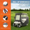 VEVOR Golf Cart Enclosure, 600D Polyester Driving Enclosure with 4-Sided Transparent Windows